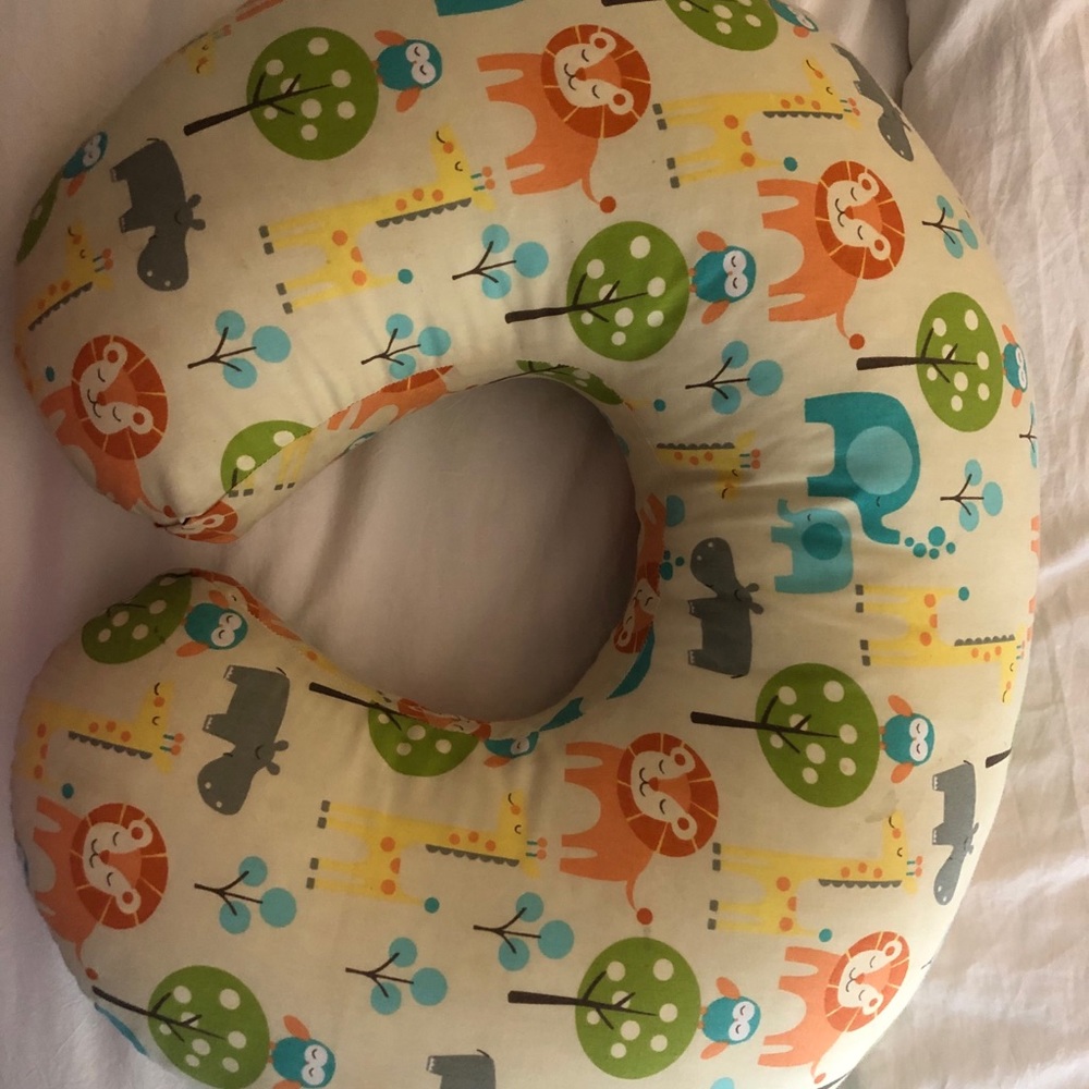 Boppy with animal case
